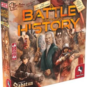 A Battle through History Das Sabaton Brettspiel Verpackung Vorderseite Pegasus Spielgetuschel.jpg