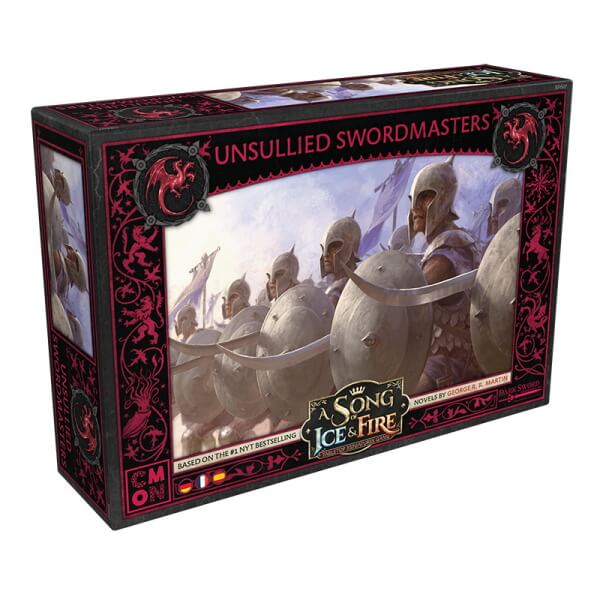 A Song of Ice and Fire Tabletop Unsullied Swordmasters Vorderseite Asmodee Spielgetuschel.jpg