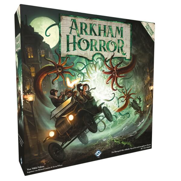 Arkham Horror Dritte Edition Brettspiel Verpackung Asmodee Spielgetuschel.jpg