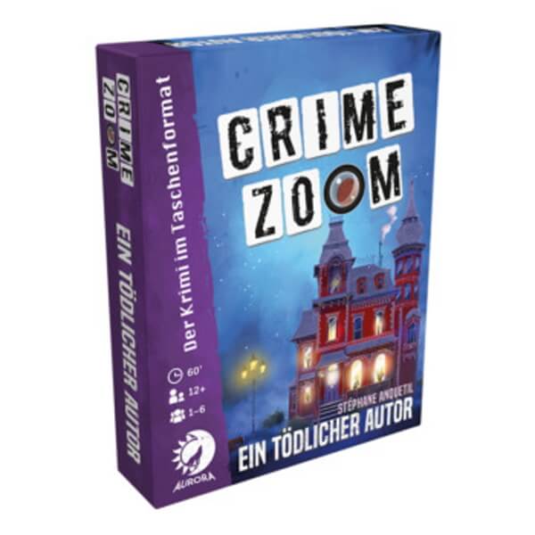 Crime Zoom Fall 3 Ein tödlicher Autor Kartenspiel Verpackung Vorderseite Asmodee Spielgetuschel.jpg