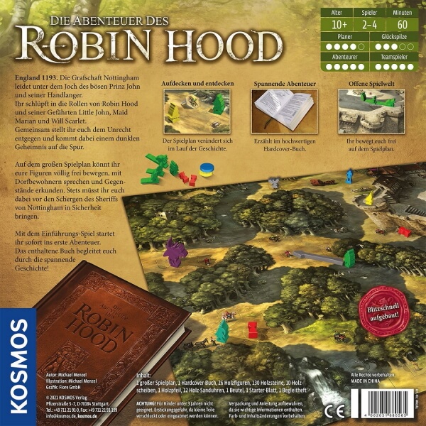 Die Abenteuer des Robin Hood Brettspiel Verpackung Rückseite Kosmos Spielgetuschel.jpg