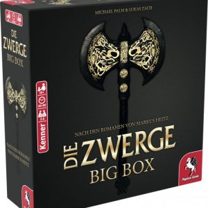 Die Zwerge Big Box Brettspiel Verpackung Vorderseite Pegasus Spielgetuschel.jpg