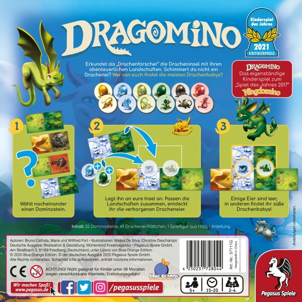 Dragomino Brettspiel Verpackung Rückseite Pegasus Spielgetuschel.jpg