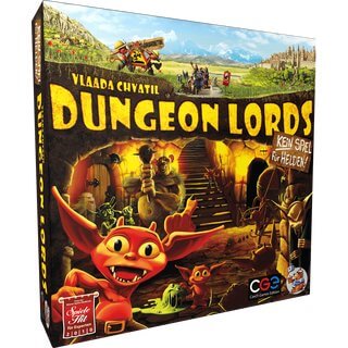 Dungeon Lords Brettspiel Verpackung Vorderseite Heidelbär Games Spielgetuschel.jpeg