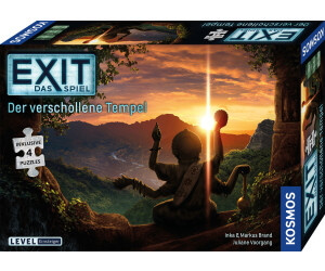 EXIT Das Spiel + Puzzle Der verschollene Tempel Verpackung Vorderseite Kosmos Spielgetuschel.jpeg