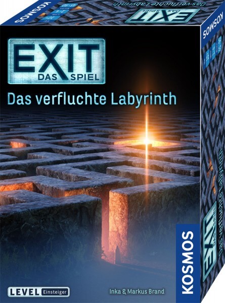Exit das Spiel Das verfluchte Labyrinth Verpackung Vorderseite Kosmos Spiegetuschel.jpg