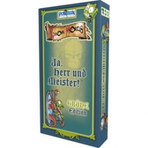 Ja Herr und Meister Grüne Edition Kartenspiel Verpackung Vorderseite Heidelbär Games Spielgetuschel.jpg