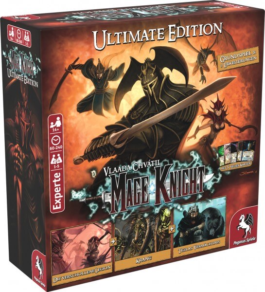 Mage Knight Ultimate Edition Brettspiel Verpackung Vorderseite Pegasus Spielgetuschel.jpg