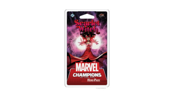 Marvel Champions Das Kartenspiel Scarlet Witch Erweiterung Verpackung Vorderseite Asmodee Spielgetuschel.jpg