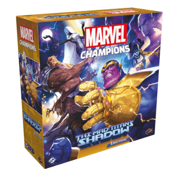 Marvel Champions Das Kartenspiel The Mad Titans Shadow  Erweiterung Verpackung Vorderseite Asmodee Spielgetuschel.png