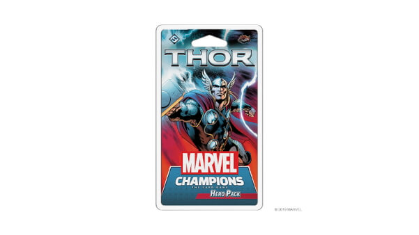 Marvel Champions Das Kartenspiel Thor Erweiterung Verpackung Vorderseite Asmodee Spielgetuschel.jpg