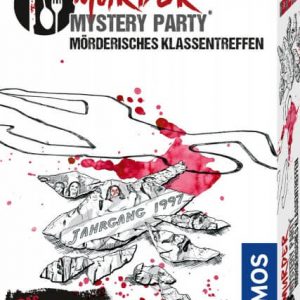 Murder Mystery Party Mörderisches Klassentreffen Krimidinner Verpackung Vorderseite Kosmos Spielgetuschel.jpg