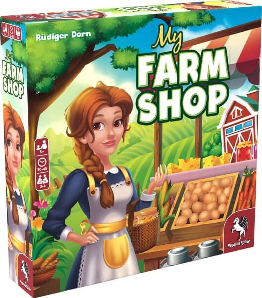 My Farm Shop Brettspiel Verpackung Vorderseite Pegasus Spielgetuschel.jpg