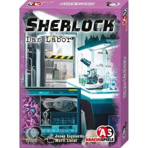 Sherlock Das Labor Kartenspiel Verpackung Vorderseite Asmodee Spielgetuschel.jpg