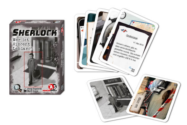 Sherlock Wer ist Vincent Leblanc Kartenspiel Rätselspiel Inhalt Abacus Spiele Pegasus Spielgetuschel.jpg