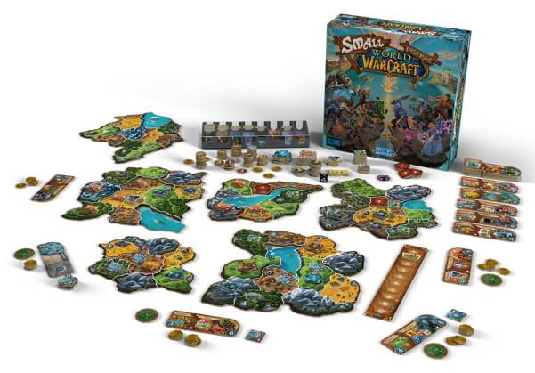 Small World of Warcraft Brettspiel Spielaufbau Asmodee Spielgetuschel.jpg