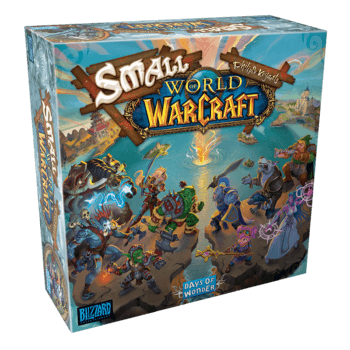 Small World of Warcraft Brettspiel Verpackung Vorderseite Asmodee Spielgetuschel.png