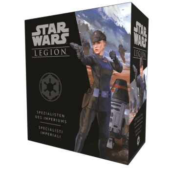 Star Wars Legion Tabletop Spezialisten des Imperiums Erweiterung Verpackung Vorderseite Asmodee Spielgetuschel.png