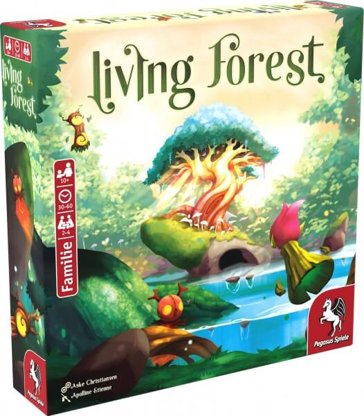 Living Forest Brettspiel Verpackung Vorderseite Pegasus Spielgetuschel.jpg