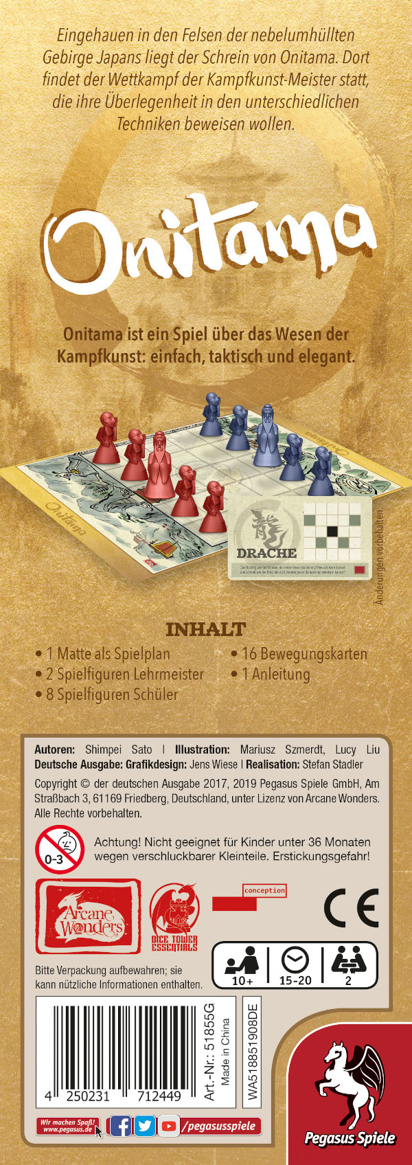 Onitama Brettspiel Verpackung Rückseite Pegasus Spielgetuschel.jpg