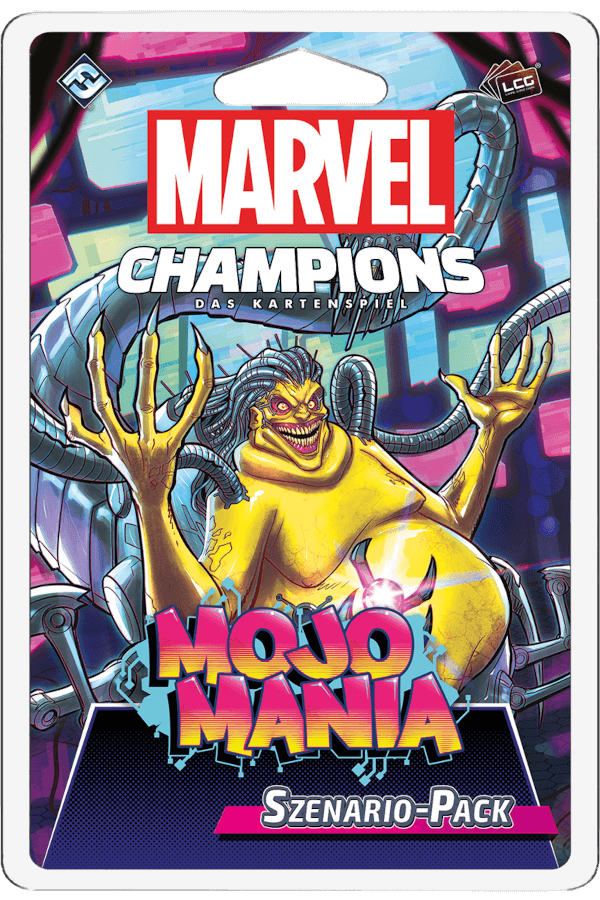Marvel Champions Das Kartenspiel MojoMania Erweiterung Verpackung Vorderseite Asmodee Spielgetuschel