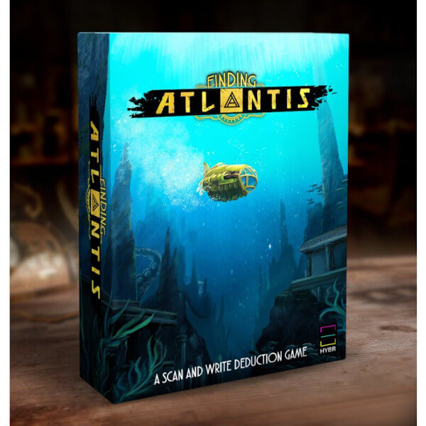 Finding Atlantis Brettspiel Verpackung Vorderseite Heidelbär Spielgetuschel