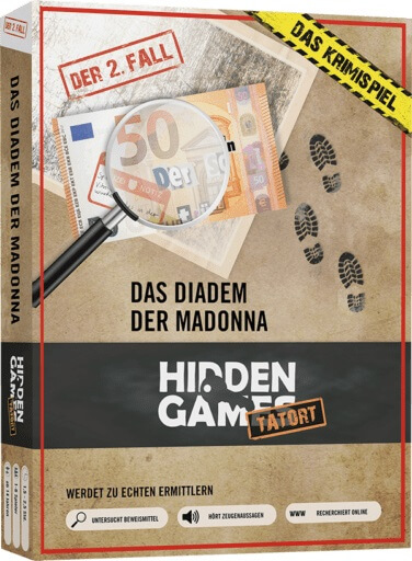 Hidden Games Fall 2 Das Diadem der Madonna Verpackung Vorderseite Hidden Games Spielgetuschel
