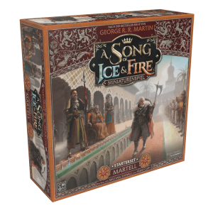 A Song of Ice and Fire Tabletop Martell Starterset Verpackung Vorderseite Asmodee Spielgetuschel