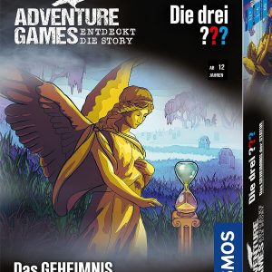 Adventure Games Die drei Fragezeichen Das Geheimnis der Statue Spiel Verpackung Vorderseite Kosmos Spielgetuschel