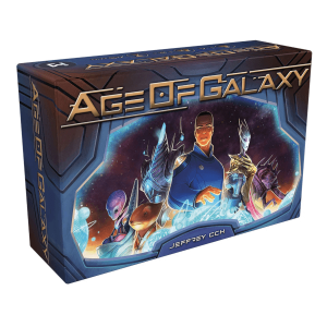 Age of Galaxy Brettspiel Verpackung Vorderseite Asmodee Spielgetuschel