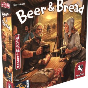 Beer & Bread Brettspiel Verpackung Vorderseite Pegasus Spielgetuschel