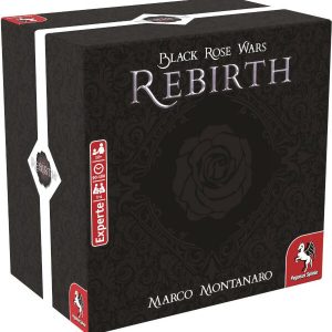 Black Rose Wars Rebirth Brettspiel Verpackung Vorderseite Pegasus Spielgetuschel