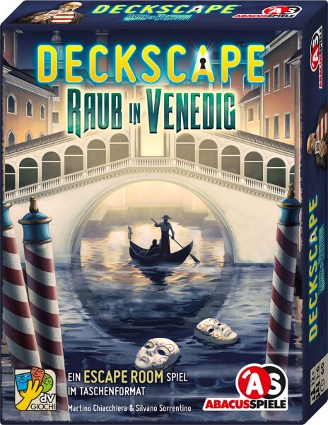 Deckscape Raub in Venedig Kartenspiel Verpackung Vorderseite ABACUSSPIELE Spielgetuschel.jpg