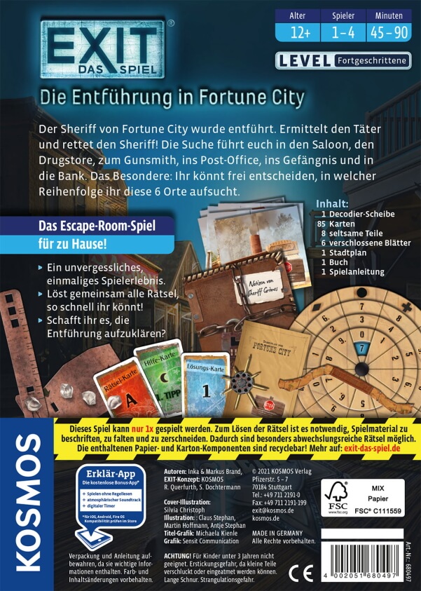 EXIT Das Spiel Die Entführung in Fortune City Verpackung Rückseite Kosmos Spielgetuschel.jpg