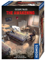 Escape Tales The Awakening Brettspiel Verpackung Vorderseite Kosmos Spielgetuschel.jpeg
