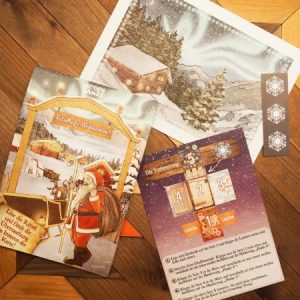Hidden Games Detektivspiel Rätselkarte Weihnachtskarte Vorderseite Hidden Games Spielgetuschel.jpg