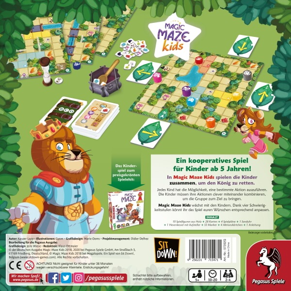 Magic Maze Kids Brettspiel Verpackung Rückseite Pegasus Spielgetuschel.jpg