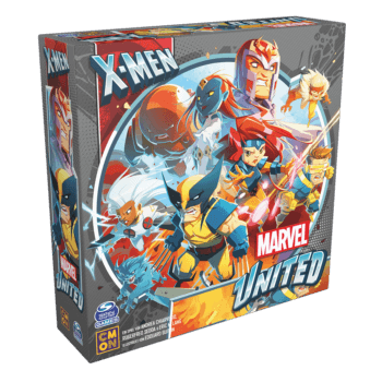 Marvel United X-Men Brettspiel Verpackung Vorderseite Asmodee Spielgetuschel