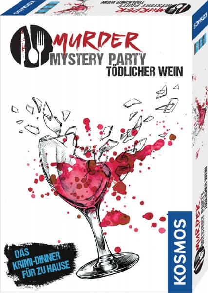 Murder Mystery Party Tödlicher Wein Krimidinner Verpackung Vorderseite Kosmos Spielgetuschel.jpg