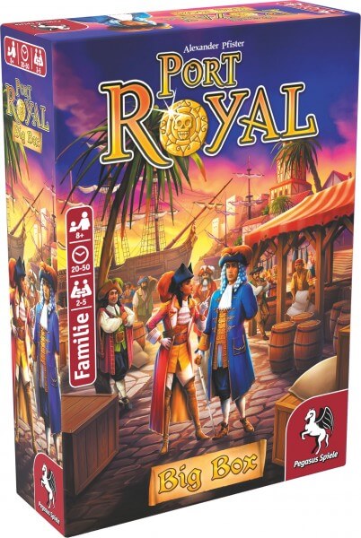 Port Royal Big Box Kartenspiel Verpackung Vorderseite Pegasus Spielgetuschel.jpg