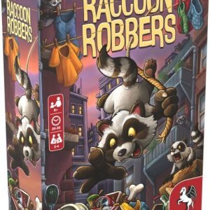 Raccoon Robbers Brettspiel Verpackung Vorderseite Pegasus Spielgetuschel.jpg