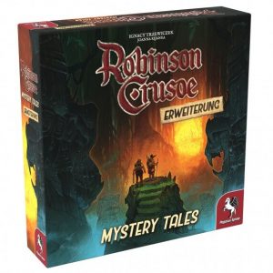 Robinson Crusoe Mystery Tales Erweiterung Brettspiel Vorderseite Pegasus Spielgetuschel.jpg