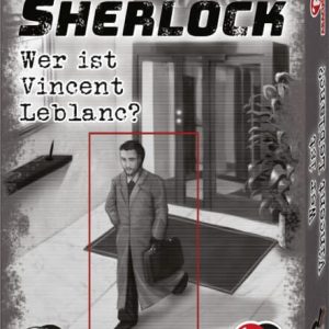 Sherlock Wer ist Vincent Leblanc Kartenspiel Rätselspiel Verpackung Vorderseite Abacus Spiele Pegasus Spielgetuschel.jpg