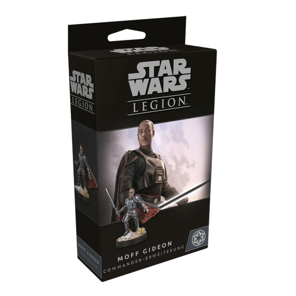 Star Wars Legion Tabletop Moff Gideon Erweiterung Verpackung Vorderseite Asmodee Spielgetuschel