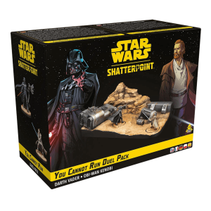 Star Wars Shatterpoint Tabletop You Cannot Run Duel Pack Ihr könnt nicht entkommen Erweiterung Verpackung Vorderseite Asmodee Spielgetuschel