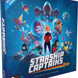 Starship Captains Brettspiel Verpackung Vorderseite Heidelbär Spielgetuschel
