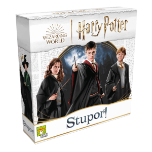 Stupor! Harry Potter Spiel Verpackung Vorderseite Asmodee Spielgetuschel