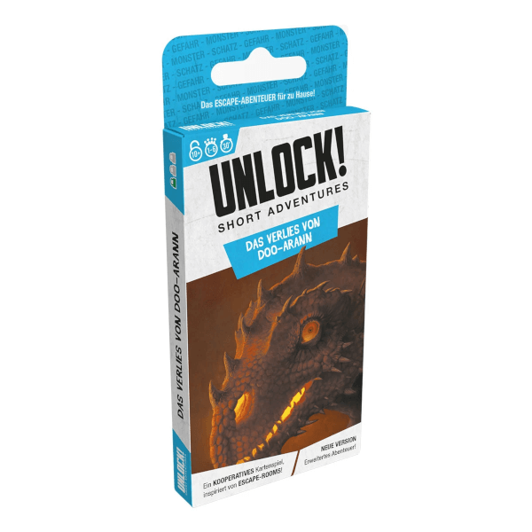 Unlock! Short Adventures Das Verlies von Doo-Arann Verpackung Vorderseite Asmodee Spielgetuschel