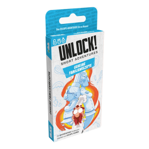 Unlock! Short Adventures Geheime Familienrezepte Verpackung Vorderseite Asmodee Spielgetuschel