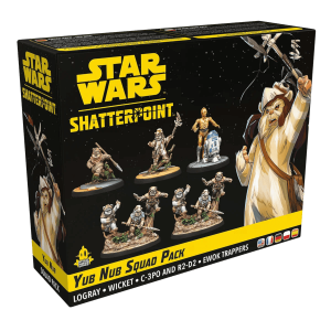 Star Wars Shatterpoint Tabletop Yub Nub Squad Pack Erweiterung Verpackung Vorderseite Asmodee Spielgetuschel
